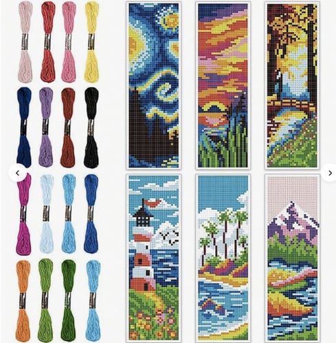 بوكس تطريز بالغرزة المتقاطعة كروس ستيتش للمبتدئين