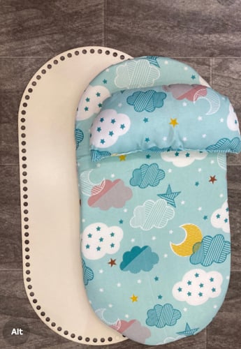 عرض المرتبة والوسادة مع قاعدة خشبية 6 ملم