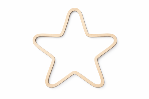 حلقات مكرمية خشبية