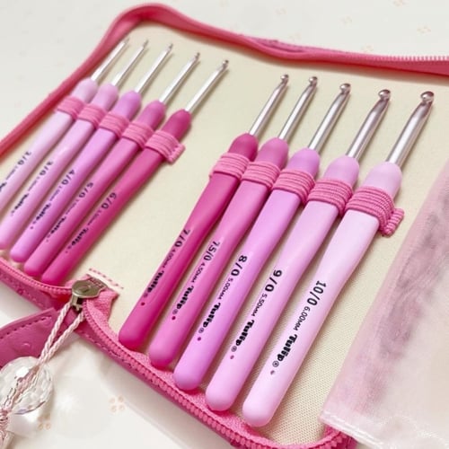 طقم سنارات توليب الوردية