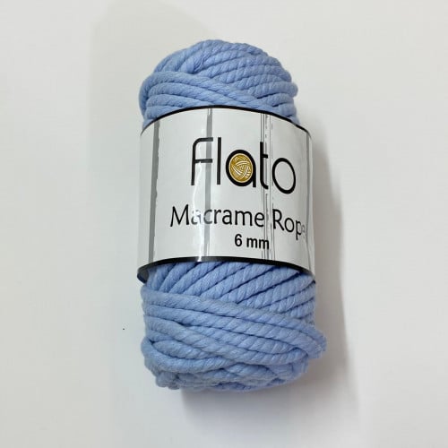 خيوط فلاتو مكرمية روب سماوي 6 ملم