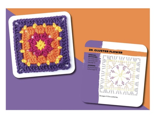 كروت نماذج الكروشيه مربعات الجدة جراني سكوير - أكث...