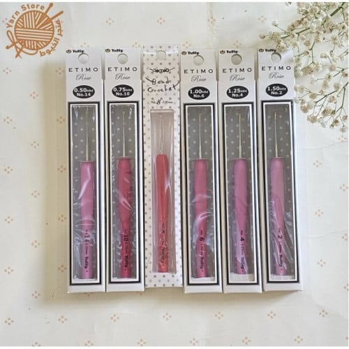 سنارات توليب الوردية مقاسات صغيرة