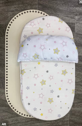 عرض المرتبة والوسادة مع قاعدة خشبية 6 ملم