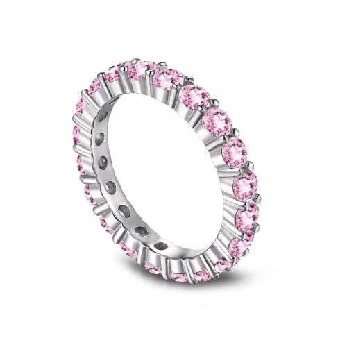 خاتم تنس 3mm وردي