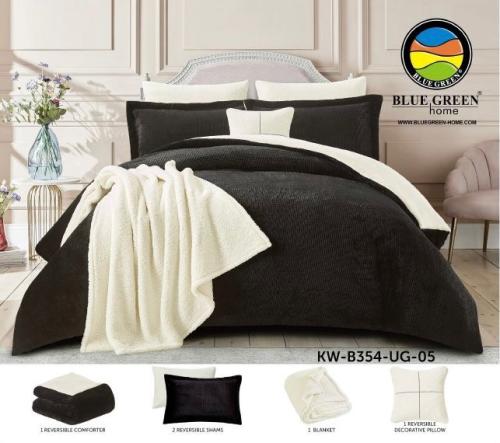 كينج جاكار مخمل شتوي 8 قطع