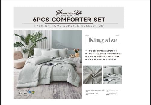 لحافات مكروفيبر نفرين 6 قطع