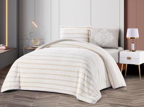 كينج مخمل شتوي 6 قطع