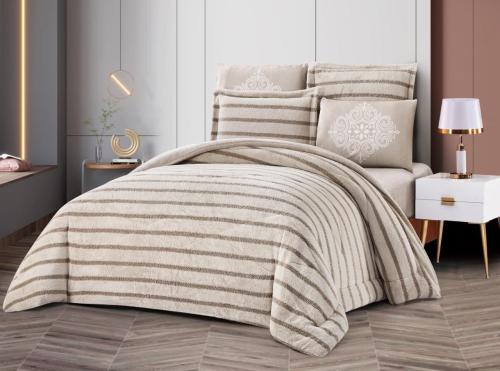 كينج مخمل شتوي 6 قطع