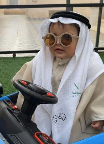 شماغ وعقال اطفال بالاسم