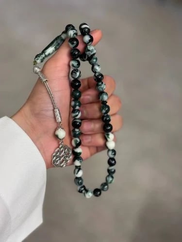 25-بكالايت/ أسود ابيض مموج