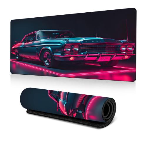 قاعدة ماوس العاب ممتدة بسطح قماشي فائق وقاعدة مطاط...