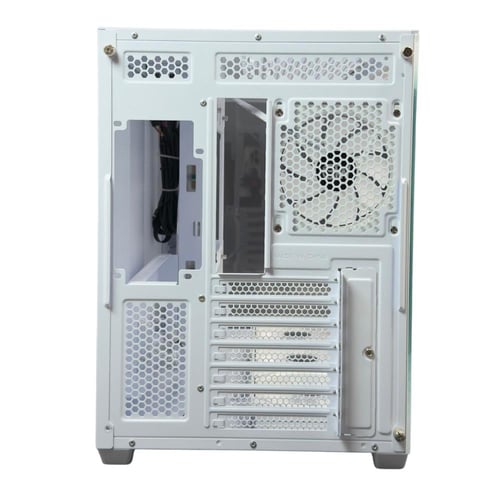 GTW GAMING COMPUTER CASE, WHITE MID TOWER ATX CASE...