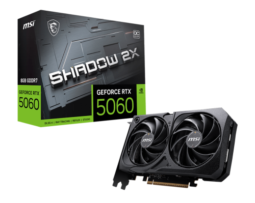 MSI RTX 5060 Shadow 2X OC 8G | كرت شاشة ام اس اي ش...
