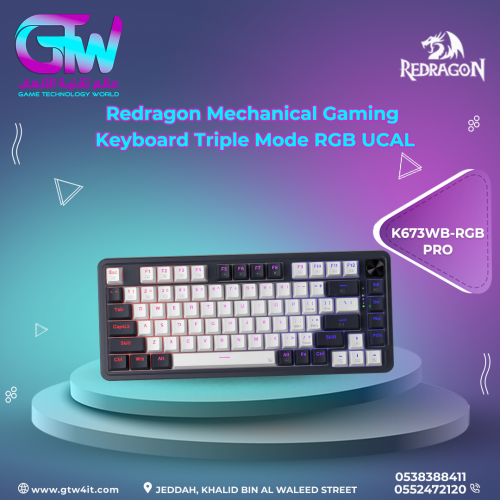 Redragon Mechanical Gaming Keyboard Triple Mode RG...