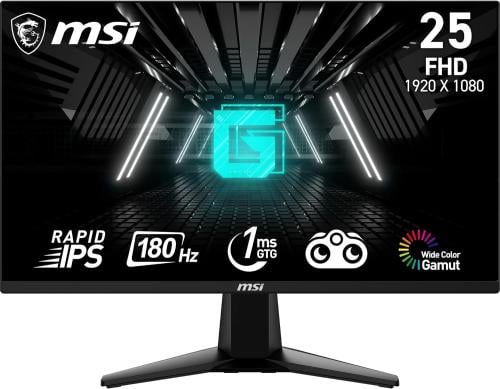 شاشة ألعاب MSI G255F 24.5 بوصة – FHD، 180Hz، استجا...