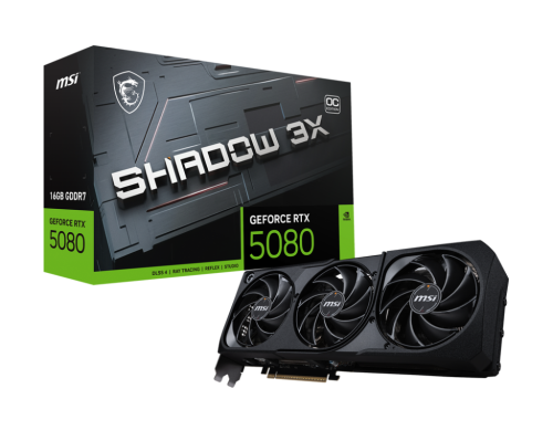 MSI GEFORCE RTX™ 5080 16G SHADOW 3X OC GRAPHIC CAR...