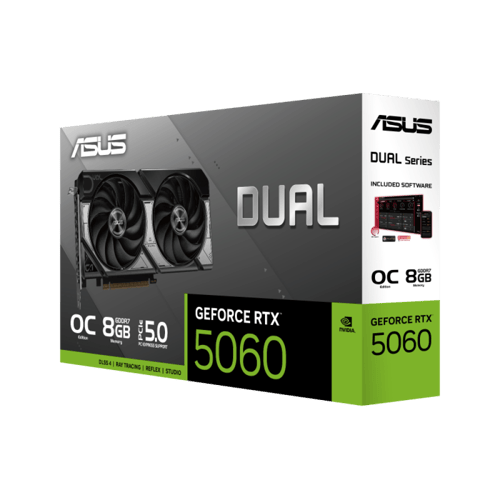 ASUS Dual RTX 5060 OC 8GB GDDR7 | كرت شاشة ايسوس د...