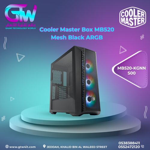 Cooler Master Box MB520 Mesh Black ARGB