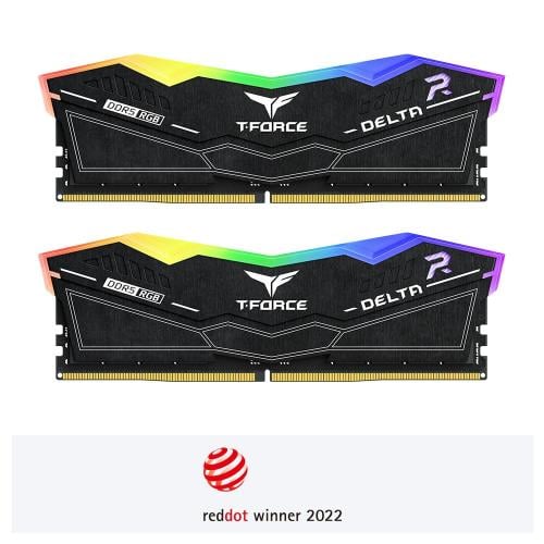 ذاكرة TEAMGROUP T-Force Delta RGB DDR5 16GB (2x8GB...