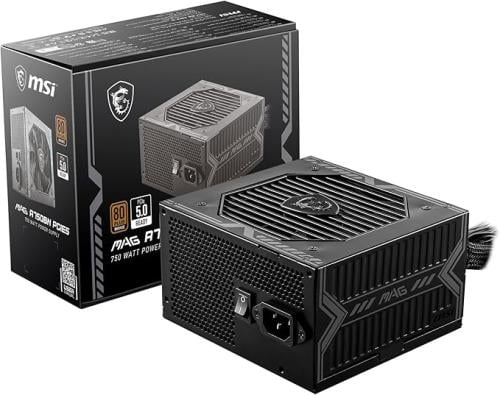 MSI MAG A750BN PCIE 5 Gaming Power Supply - PCIE 5...