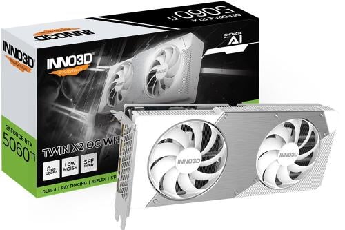 Inno3D RTX 5060 Ti Twin X2 OC White 8GB | كرت شاشة...
