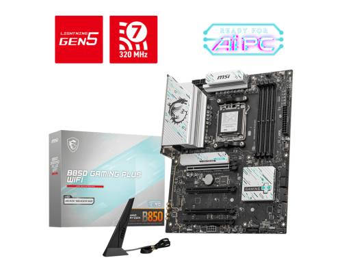 MSI B850 GAMING PLUS WIFI MOTHERBOARD DDR5
