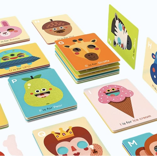 بطاقات تعلم الأحرف الإنجليزية