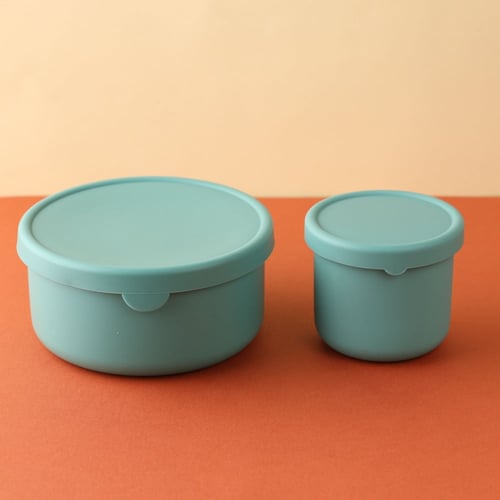 طقم حافظات طعام للأطفال - 2 قطعة