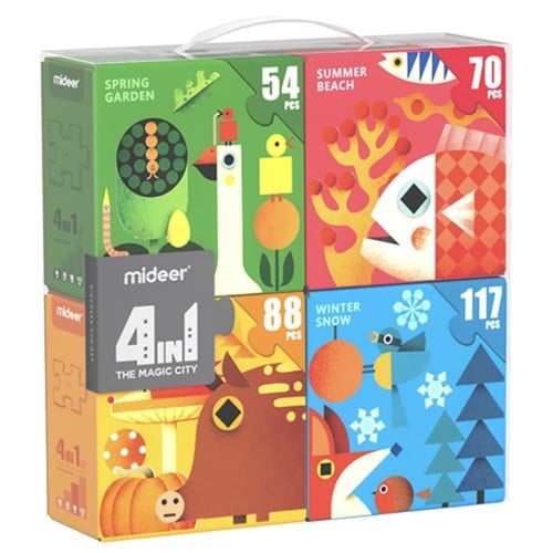 أحجية 4 في 1 - الفصول الأربعة