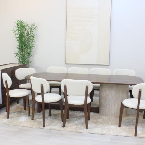 طاولة طعام 10 كراسي