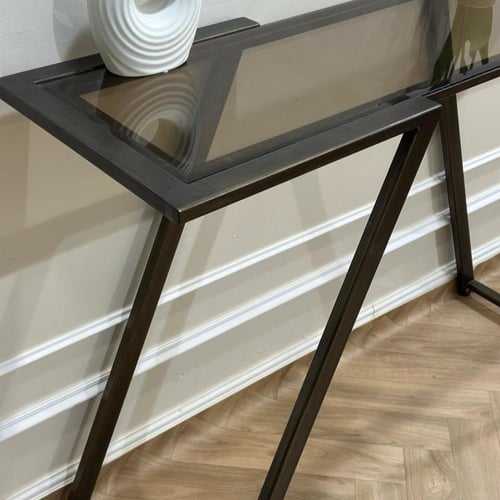 طاولة مدخل استقبال حديد 130×40×90سم