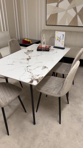 طاولة طعام مودرن 6 كراسي