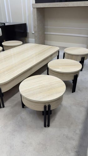 طقم طاولات ضيافة بديل ارضي