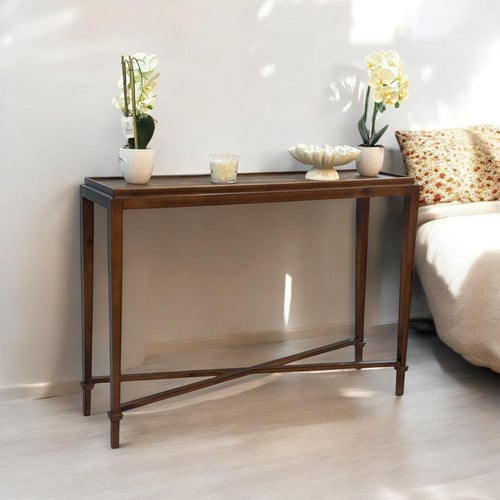 كونسول - مدخل خشب الجوز تصميم كلاسيك بني140×40×102...