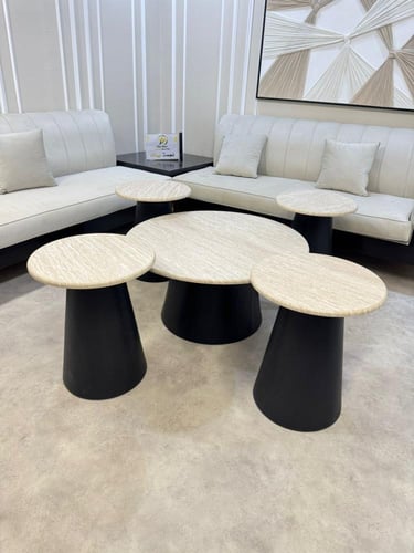 طقم طاولات خشب