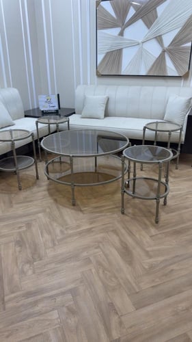 طقم طاولات حديد