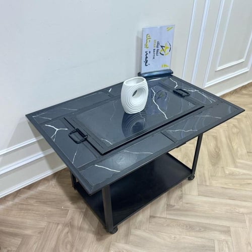 منقل غاز وطاولة 2 في 1