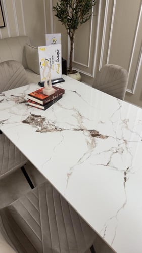 طاولة طعام مودرن 6 كراسي