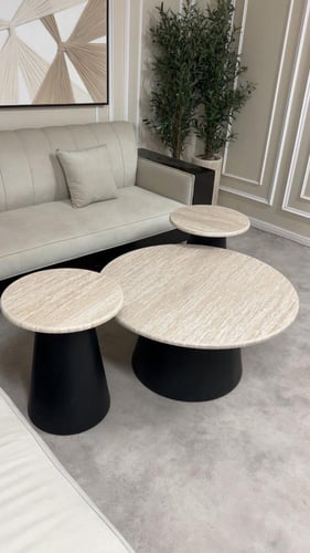 طقم طاولات خشب