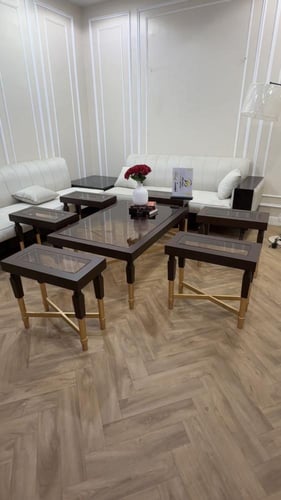 طقم طاولات خشبية بسعر مخفض