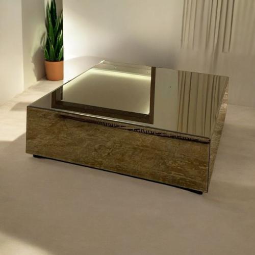 طقم طاولة زجاج مرايا
