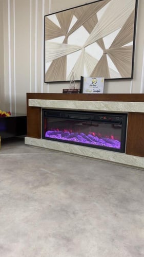 دفاية ديكور كهربائيه