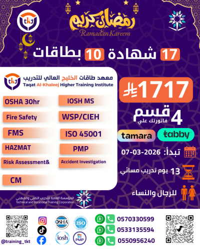 عرض 17 شهادة (دولية ومحلية) + 10بطاقات معتمدة