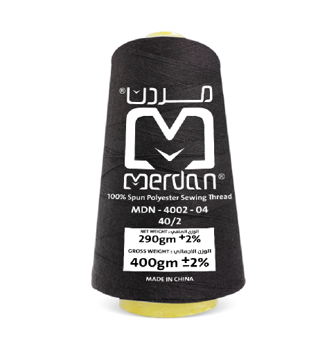 خيوط أسود اوفرلك 400