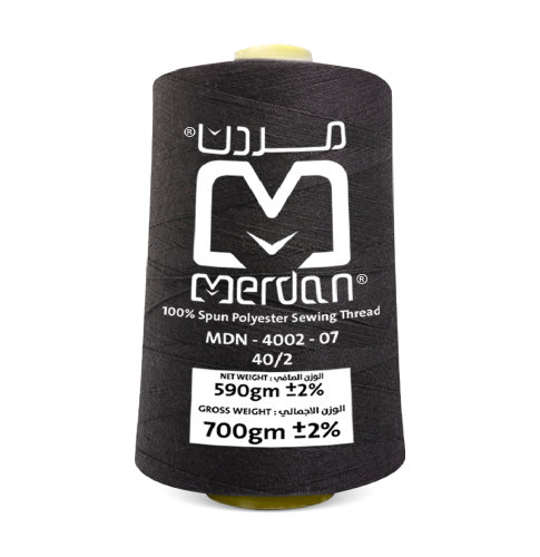 خيوط أسود اوفرلك 700