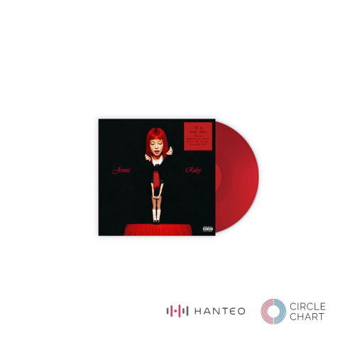 JENNIE 1st Studio Album [Ruby Vinyl] (Unsigned) (L...
