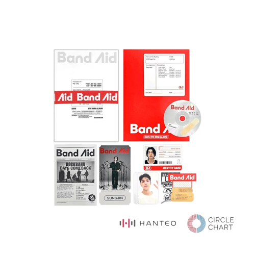 DAY6 9th Mini Album [Band Aid] (Rock Band Ver. / B...