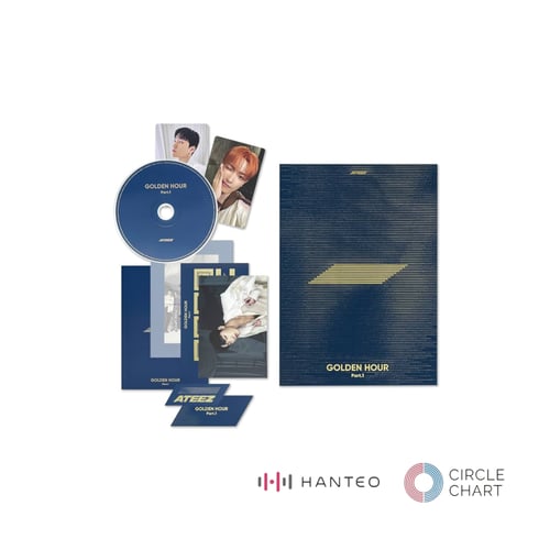 ATEEZ 10th Mini Album [GOLDEN HOUR : Part.1] (BLUE...
