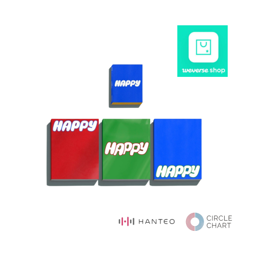 Jin (BTS) 'Happy' (Set) + 'Happy' (Weverse Albums...